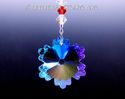 Crystal Aurora Borealis Snowflake Chakra Car Charm