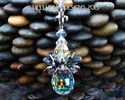  m/w Swarovski Silver Night RARE Body CROSS ANGEL 