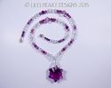 m/w Swarovski Crystal New Amethyst Edelweiss 28mm 