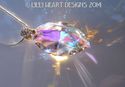 m/w Swarovski Crystal Necklace Rosaline Pink Marqu