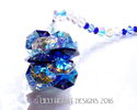 m/w Swarovski Mini SUPER STAR COBALT Car Charm Sun