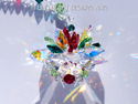 m/w Swarovski LARGEST CHRISTMAS LOTUS with Little 