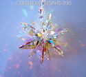 m/w Swarovski Crystal BIG AB 24mm Lily Octagon Sun