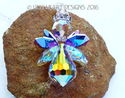  m/w Swarovski *Bermuda Blue* Angel Rare Color Sun