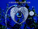 Angel Wings m/w Swarovski Aurora Mozart Suncatcher