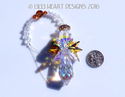  m/w Swarovski Rare Quad Winged AB Sunset Angel Su