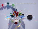 m/w Swarovski LARGEST CHRISTMAS LOTUS with Little 