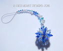 m/w Swarovski Mini SUPER STAR Blue AB Car Charm Su