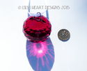 Swarovski Special Sale 40mm Bordeaux Red Ball Feng
