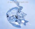 Fine Crystal 40mm Moon and Stars Sapphire Strand S