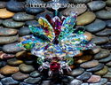 m/w Swarovski LARGEST CHRISTMAS LOTUS with Little 