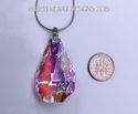 m/w Swarovski RARE Retired Large AB Kite Pendant S