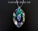  BIG Crystal CATS EYE Aurora 76mm Suncatcher Ready