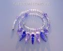 m/w Swarovski Purple Blue Violet and Violet Spike 