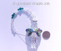  m/w Swarovski RARE Double Peacock Wings Lg Angel 