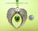 Angel Heart m/w Swarovski Peacock Color Heart Sunc