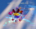 m/w Swarovski Mini Aurora and Red Car Charm LOTUS 