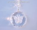 Crystal Butterfly Suncatcher w/Swarovski Butterfli