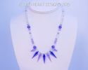 m/w Swarovski Purple Blue Violet and Violet Spike 