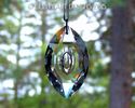  Big Crystal CAT'S EYE Clear 76mm Suncatcher Ready