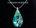 m/w Swarovski RARE Retired Large AB Kite Pendant S