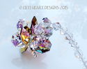 m/w Swarovski RARE Crystal Sunset and Clear Star S