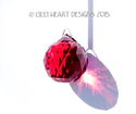Swarovski Special Sale 40mm Bordeaux Red Ball Feng