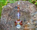  m/w Swarovski RARE COPPER HEAD Guardian Angel Sun