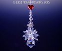  m/w Swarovski RARE Lt. Ed. RED HEART LOVE ANGEL S