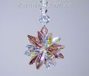 m/w Swarovski Crystal RARE Vintage Rose + AB Star 