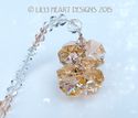 m/w Swarovski Crystal RARE Light PEACH Clear Star 
