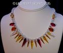 m/w Swarovski Crystal Fire + Ice Warm Colors Spike