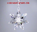 m/w Swarovski Crystal Clear Flower Car Charm or Su