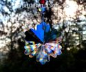 Crystal Aurora Borealis Snowflake Chakra Car Charm