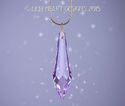 m/w Swarovski Retired Rosaline Pink Pendant Icicle