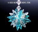 m/w Swarovski Mini Super Star 16 Octagons Aqua Sun