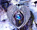Angel Wings m/w Swarovski Aurora Mozart Suncatcher