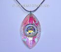 EYE OF SHIVA Fine Crystal Aurora Healing Pendant o