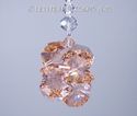 m/w Swarovski Crystal RARE Light PEACH Clear Star 