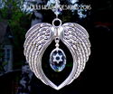  m/w Very Rare Swarovski Jewish Star Angel Wings C