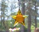 40mm TOPAZ STAR SUNFACE m/w Swarovski Star Beads S