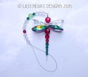 m/w Swarovski CHRISTMAS DRAGONFLY Peacock Rainbow 