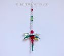 m/w Swarovski CHRISTMAS DRAGONFLY Peacock Rainbow 