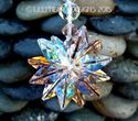 m/w Swarovski Crystal RARE Vintage Rose + AB Star 