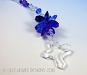 m/w Rare 44mm Swarovski Cross Blues Top Suncatcher