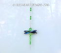m/w Swarovski New Mini Peridot Peacock Dragonfly S