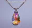 m/w Swarovski RARE Retired Large AB Kite Pendant S