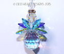  m/w Swarovski Rare Pear Peacock AB Wings Angel Su