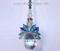  m/w Swarovski Rare Pear Peacock AB Wings Angel Su