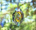 Fine Crystal CATS EYE Aurora Borealis 50mm Rainbow